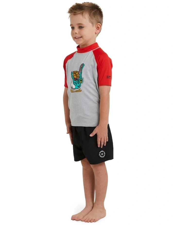 Straya Rash Vest in Red image 3