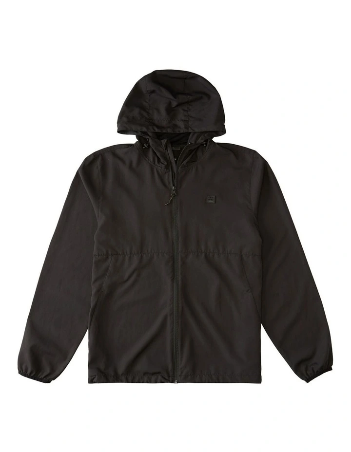 Transport Windbreaker Jacket in Black image 1