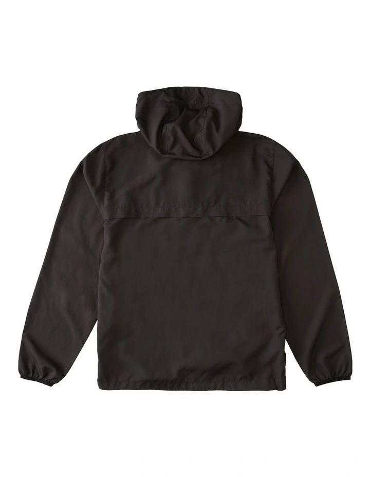 Transport Windbreaker Jacket in Black image 2