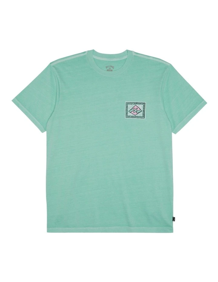 Boxed in T-Shirt in Coastal Blue image 1