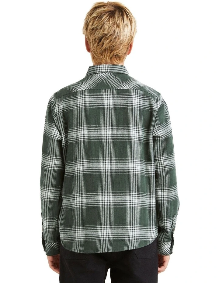 Coastline Flannel Shirt in Dusty Forest image 2