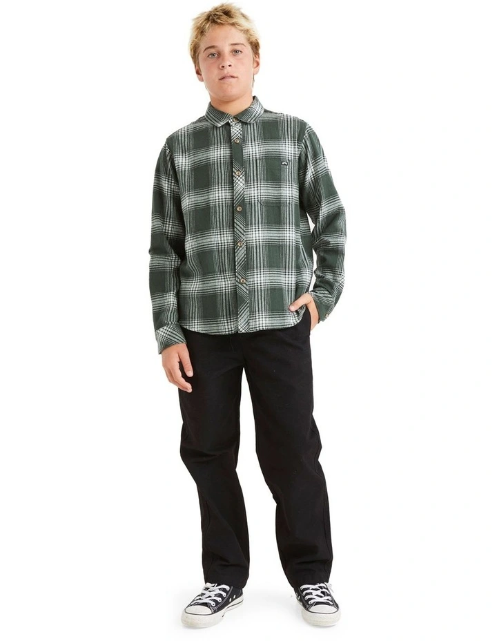 Coastline Flannel Shirt in Dusty Forest image 5