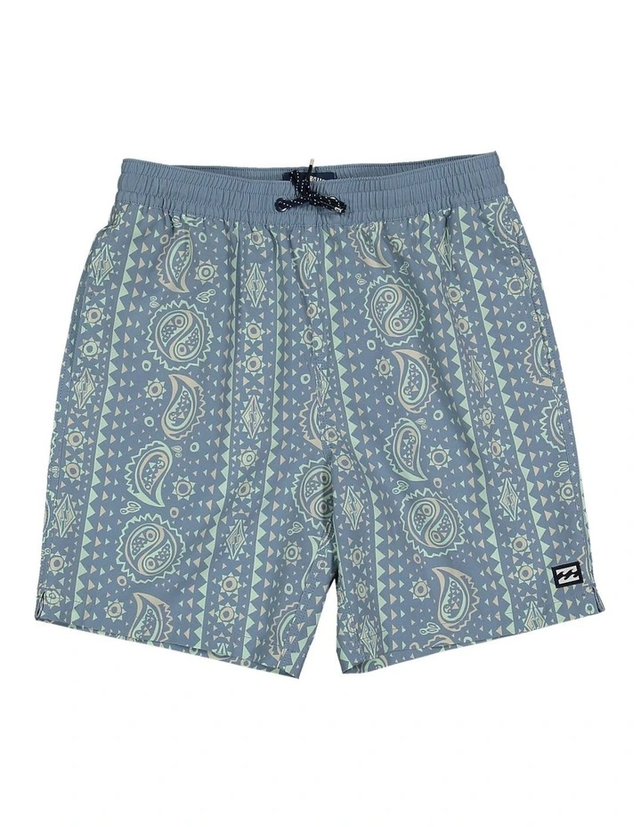 Good Times Layback Boardshorts (8-16 Year) in Blue image 1