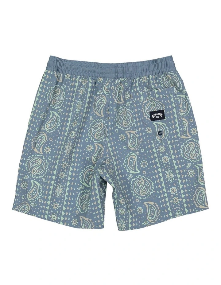 Good Times Layback Boardshorts (8-16 Year) in Blue image 2