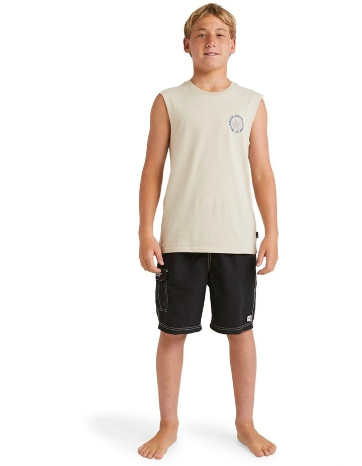 Crayon Wave T-shirt (8-16 Years) in White image 2