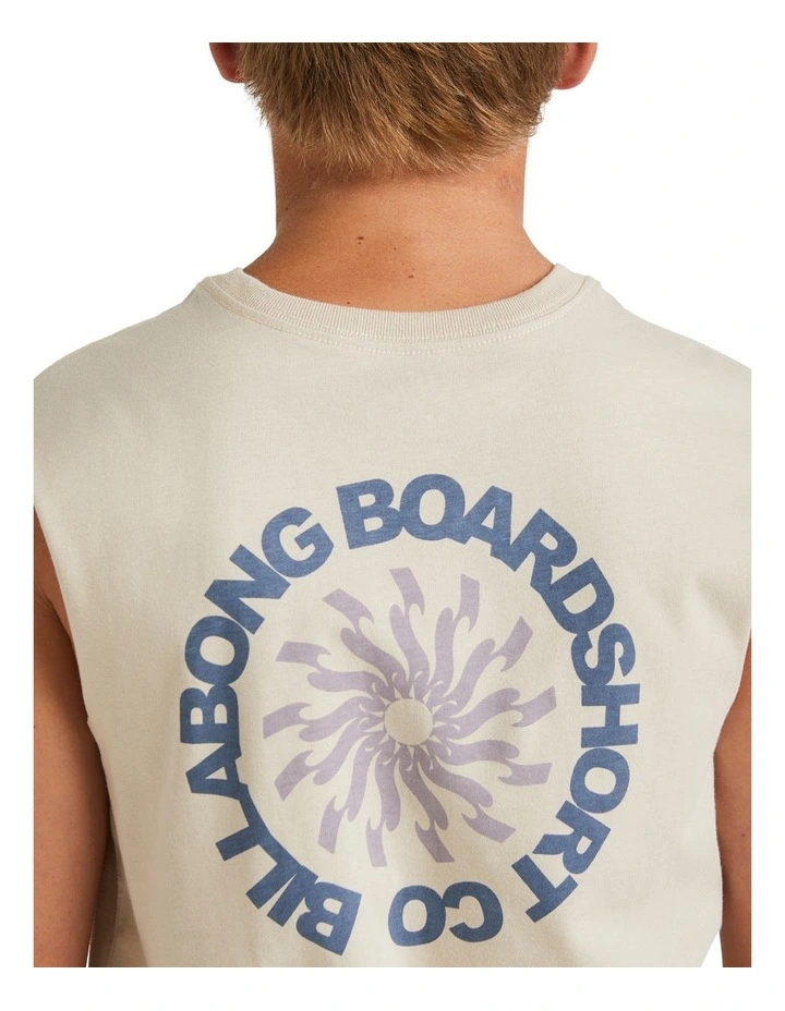 Crayon Wave T-shirt (8-16 Years) in White image 5
