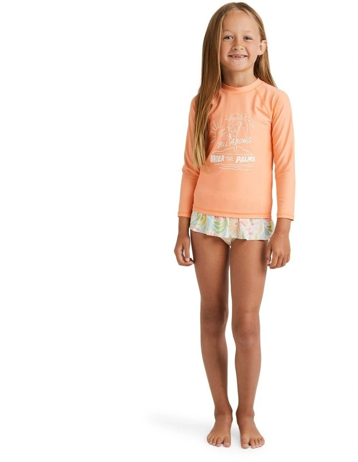 Under The Palms Rash Vest in Pink image 1