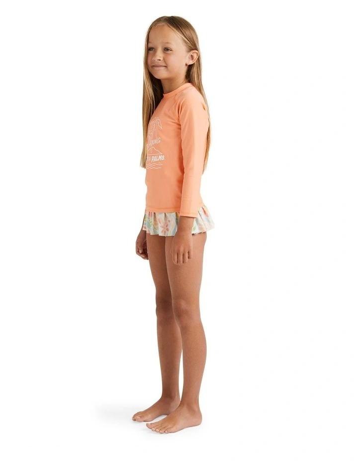 Under The Palms Rash Vest in Pink image 3