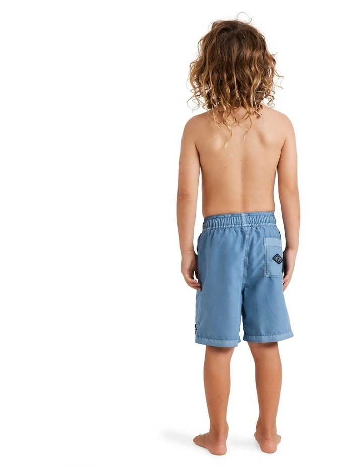 All Day Overdye Layback Boardshorts 13 (0-7 Year) in Blue image 2