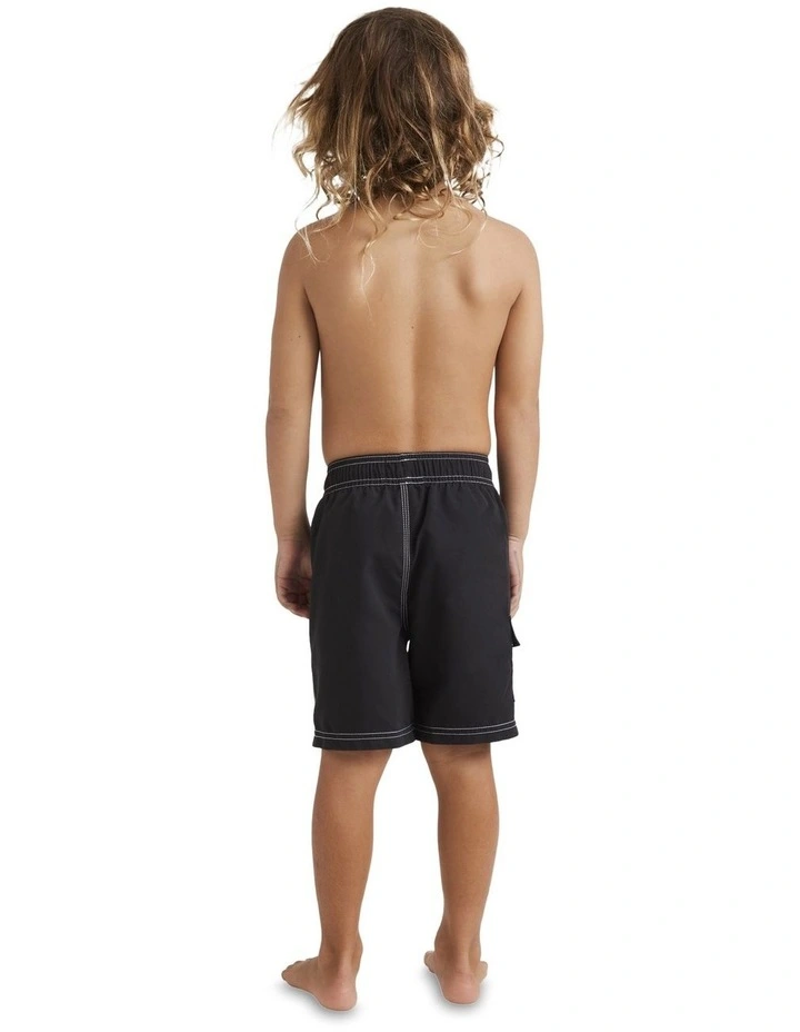 Groms Throw On Boardshorts in Black image 2