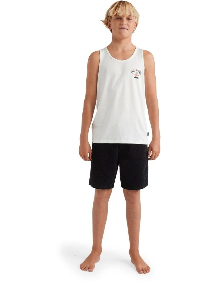 Heritage Arch Tank Top in White image 5