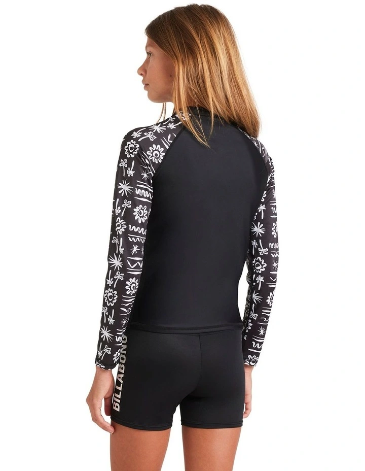 Lost On You Long Sleeve Sunshirt in Black image 2