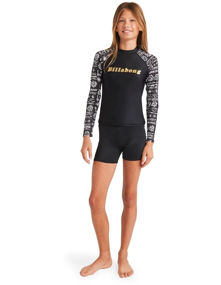 Lost On You Long Sleeve Sunshirt in Black image 5