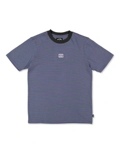 Groms Absense Stripe Ss Purple