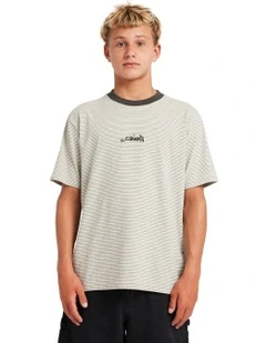 Absence Stripe T-Shirt in Red