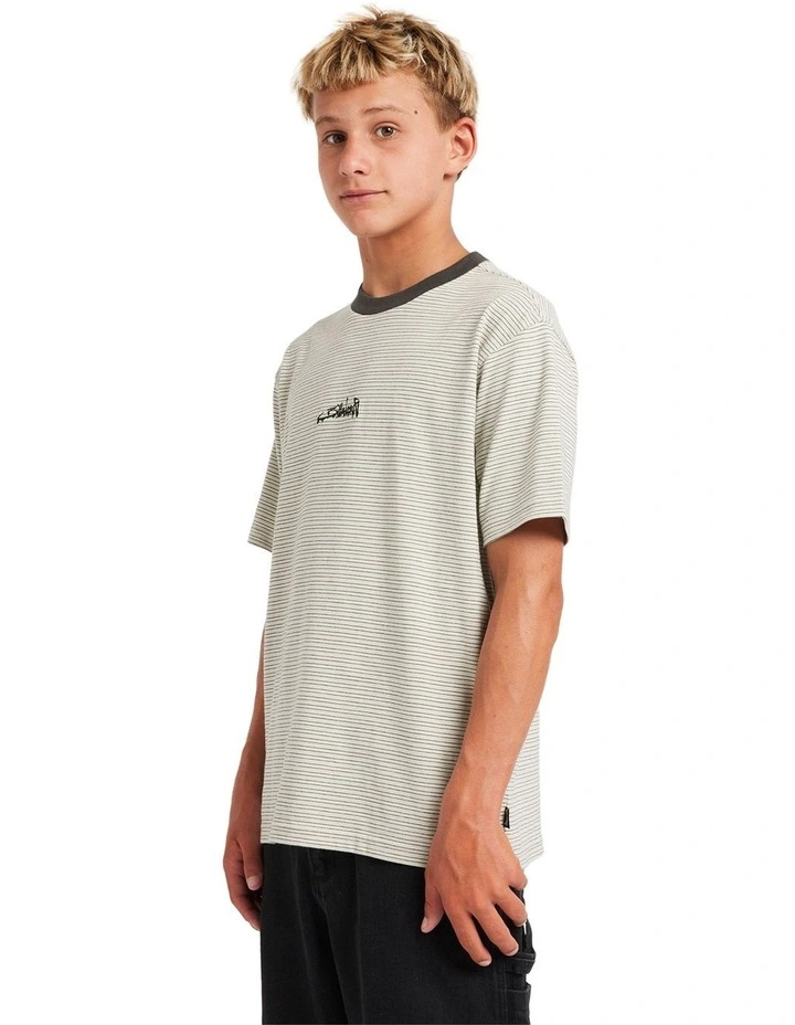 Absence Stripe T-Shirt in Red image 3