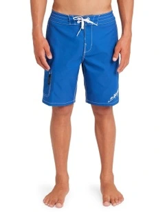Piped Low Tide 15 Boardshorts in Cobalt