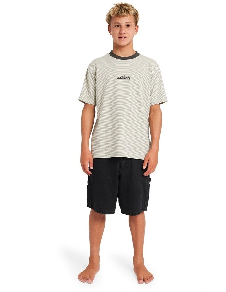 Bad Dog Walkshorts in Washed Black image 4