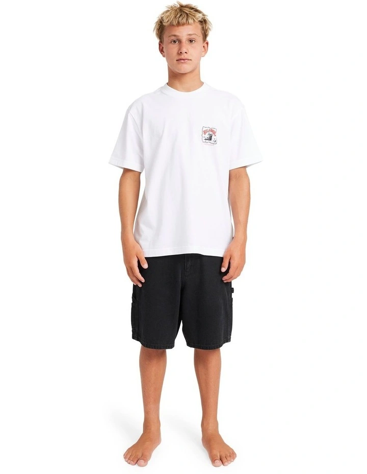Wave Pool T-Shirt in White image 4