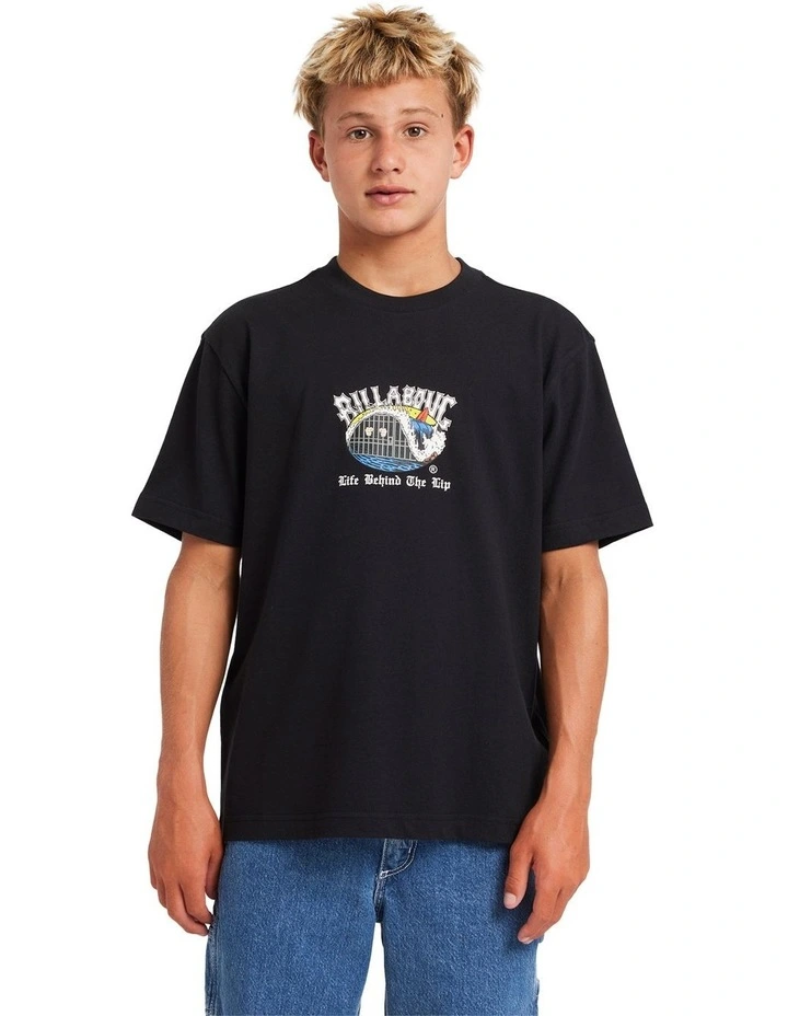 Behind The T-Shirt in Black image 1