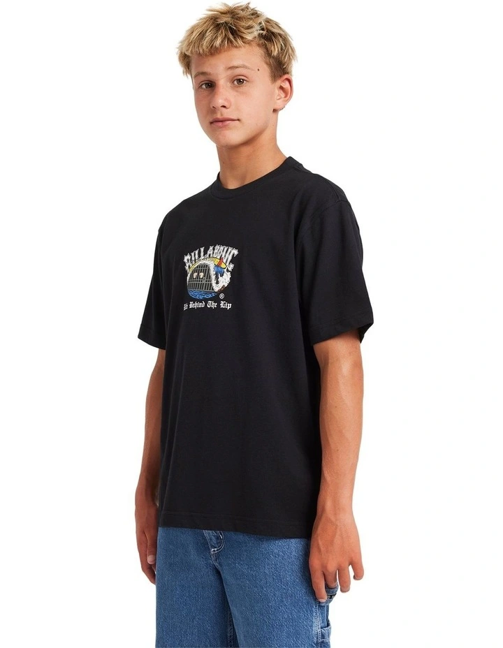 Behind The T-Shirt in Black image 3