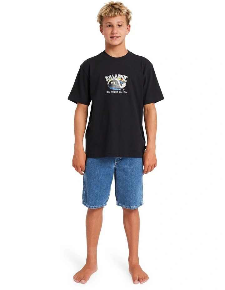 Behind The T-Shirt in Black image 4