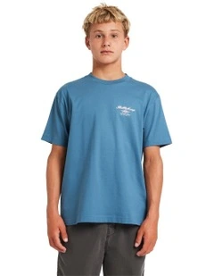 Cross Boar T-Shirt in Real Teal