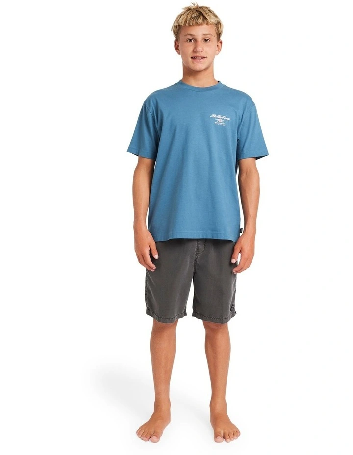 Cross Boar T-Shirt in Real Teal image 4