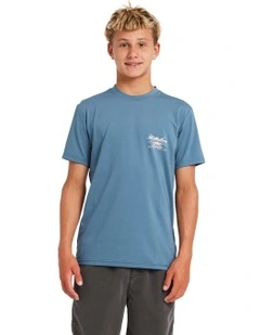 Crossboards Surf T-Shirt in Real Teal