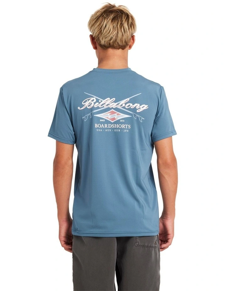 Crossboards Surf T-Shirt in Real Teal image 2