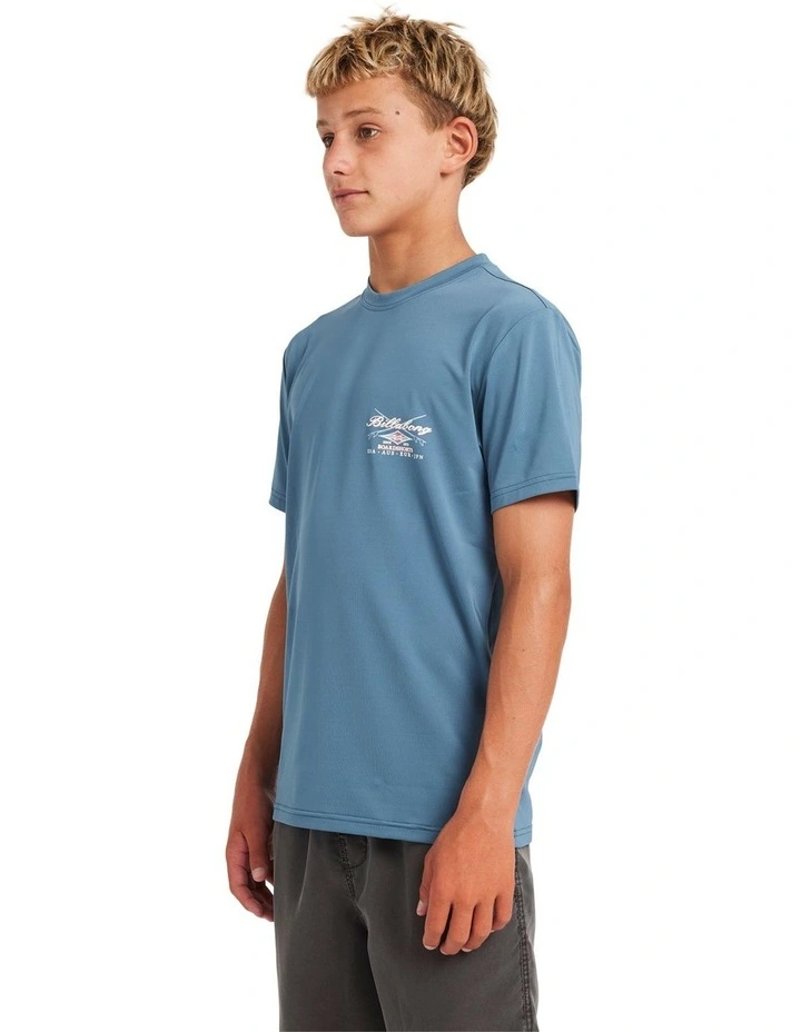 Crossboards Surf T-Shirt in Real Teal image 3