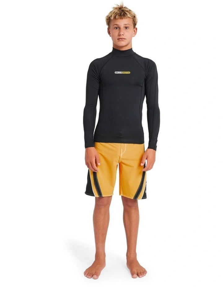 Spec Long Sleeve Rash Vest Black image 4
