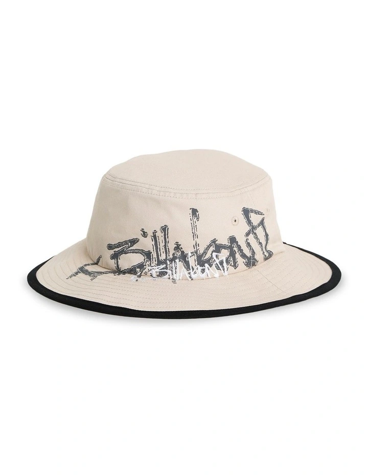 Script Boo Bucket Hat in Stone image 3
