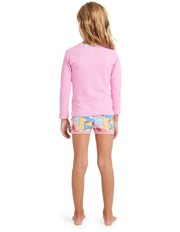Sun Shift Long Sleeve Rash Vest Set in Multi image 2