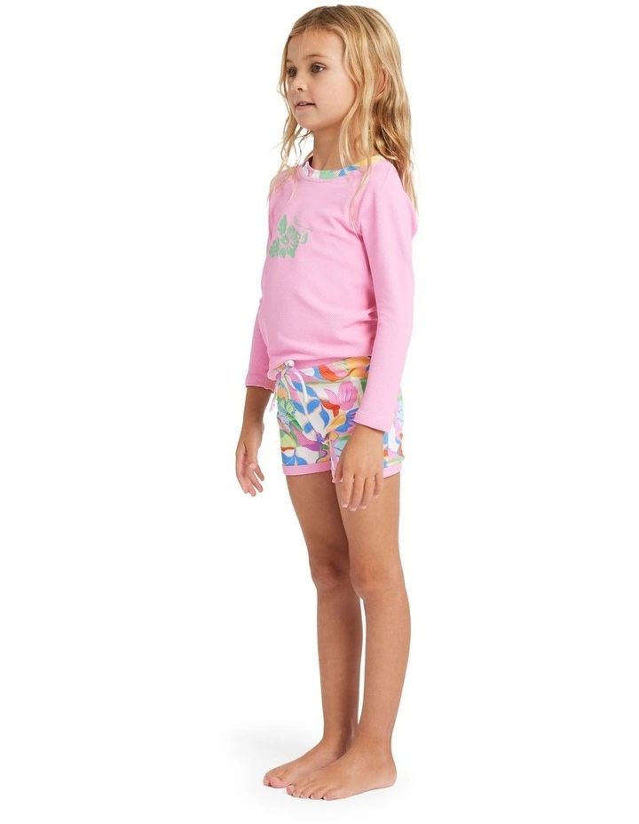 Sun Shift Long Sleeve Rash Vest Set in Multi image 3