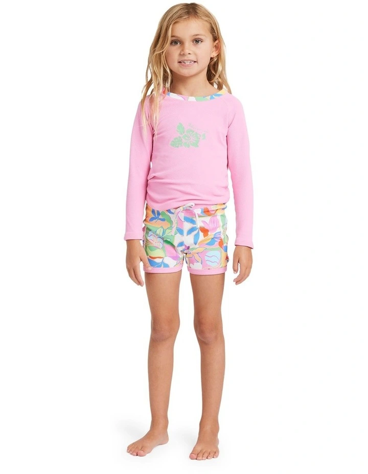 Sun Shift Long Sleeve Rash Vest Set in Multi image 4