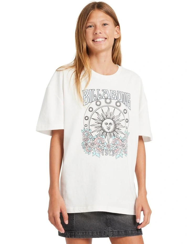 Setting Sun T-Shirt in White image 1