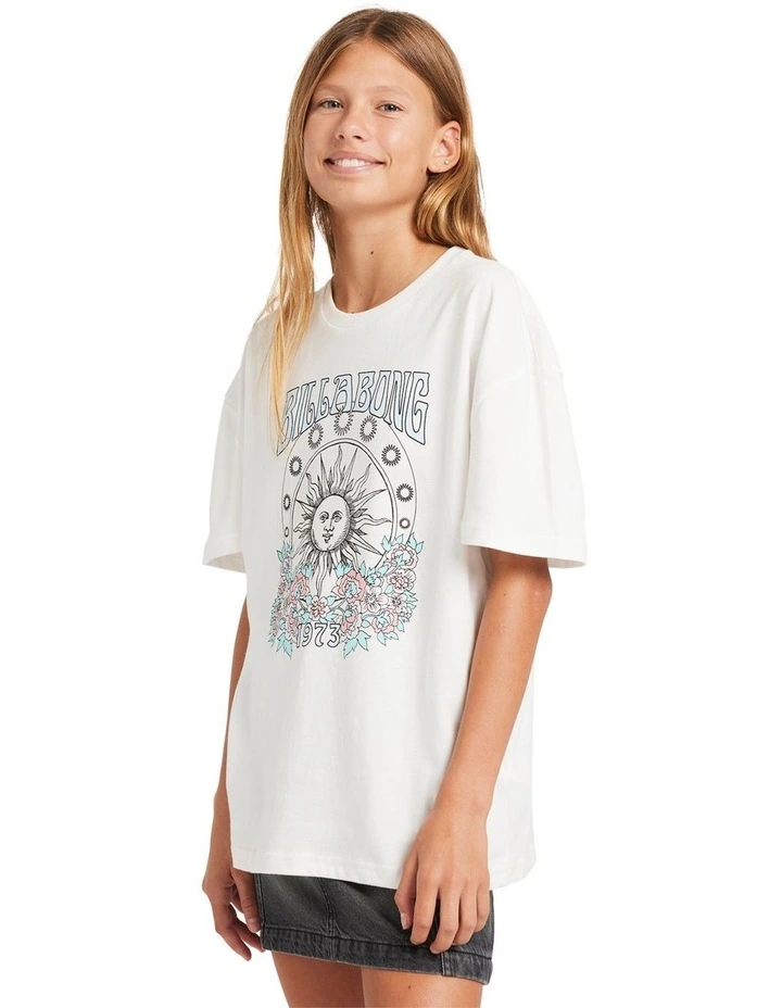 Setting Sun T-Shirt in White image 3