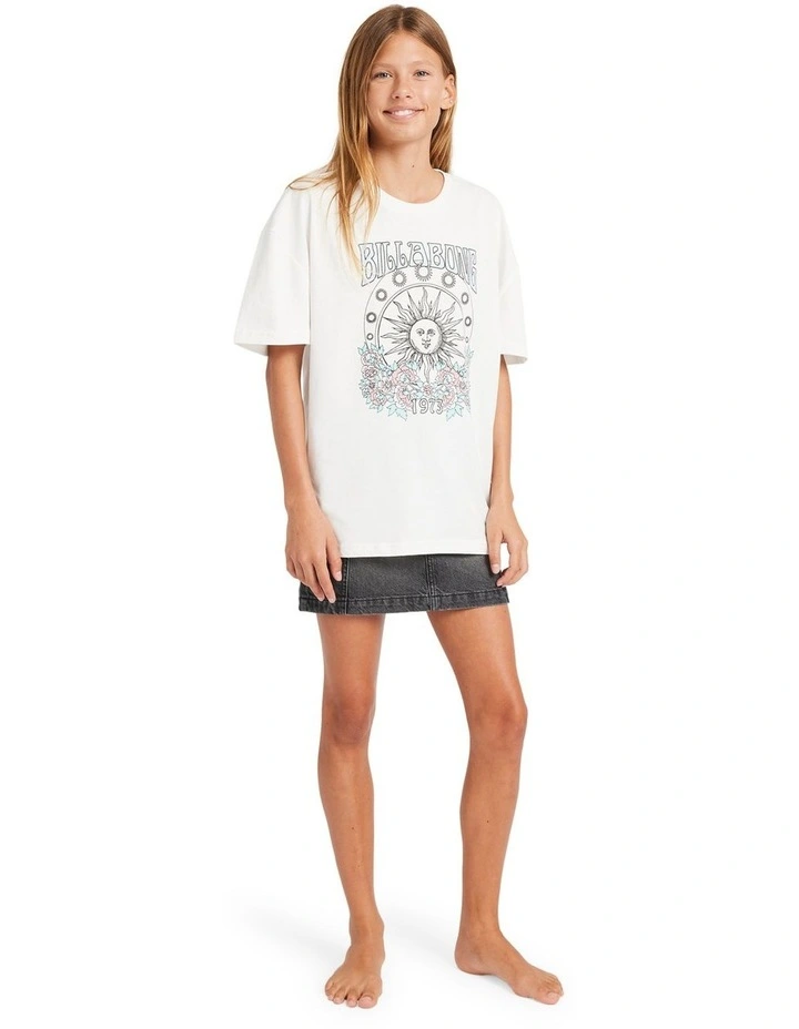 Setting Sun T-Shirt in White image 4