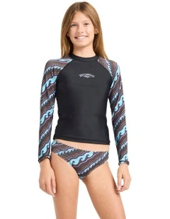 Sea Level Two Piece Swimsuit in Off Black