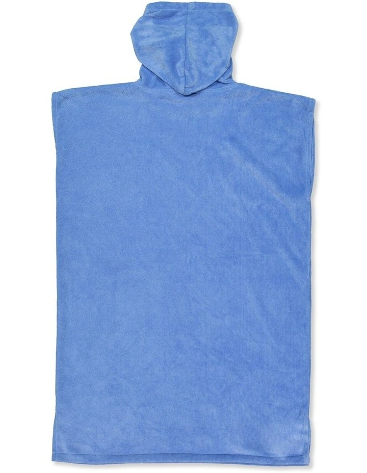 Hooded Towel in Tidal Blue image 2