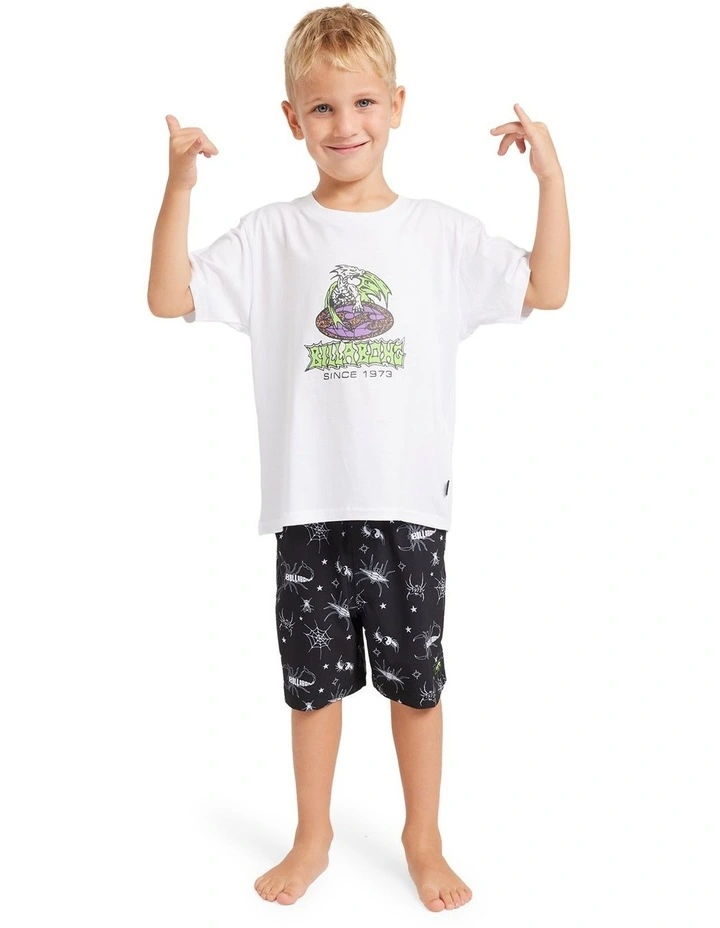 Creatures 13 Boardshorts in Black image 1