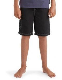 Throw On Boardshorts in Black