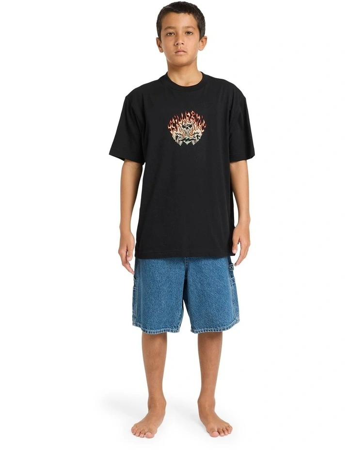 3 Strikes T-shirt in Black image 3