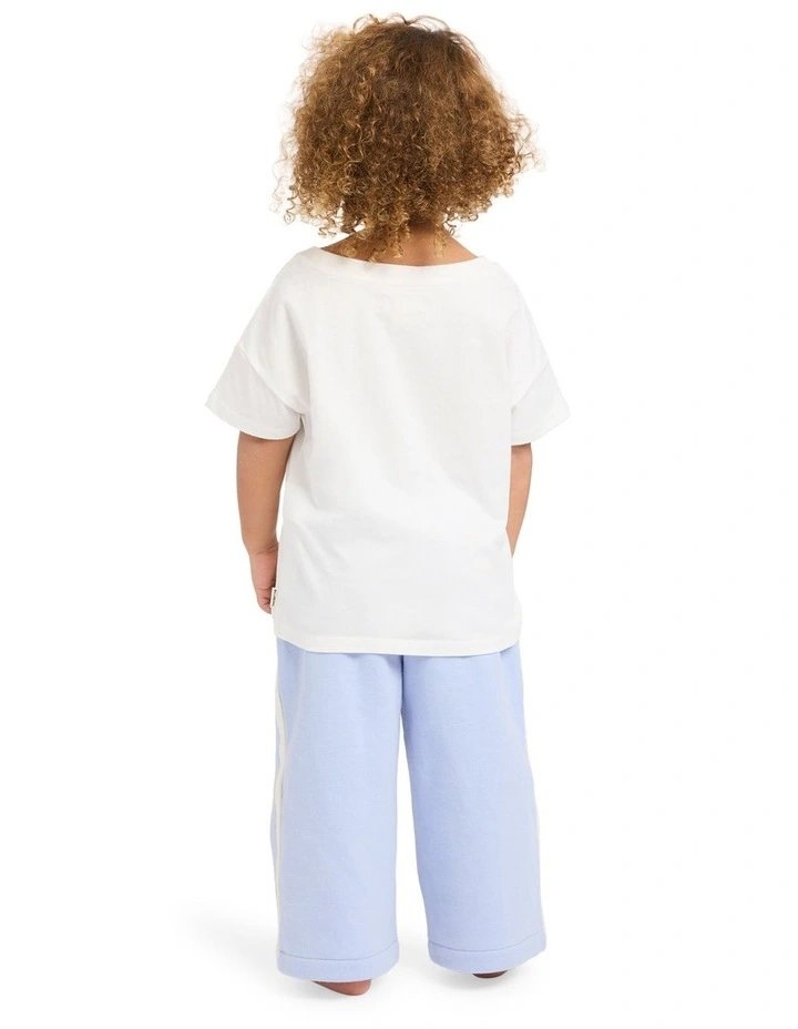 Toddlers Crew Neck Top in White image 2