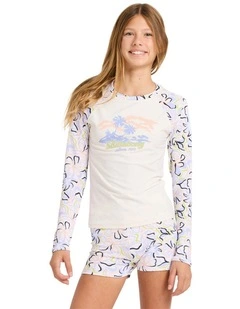 Sea Of Love Sunshirt Set in Salt Crystal