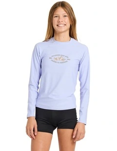Surf Club Long Sleeve Rashvest in Twilight Blue
