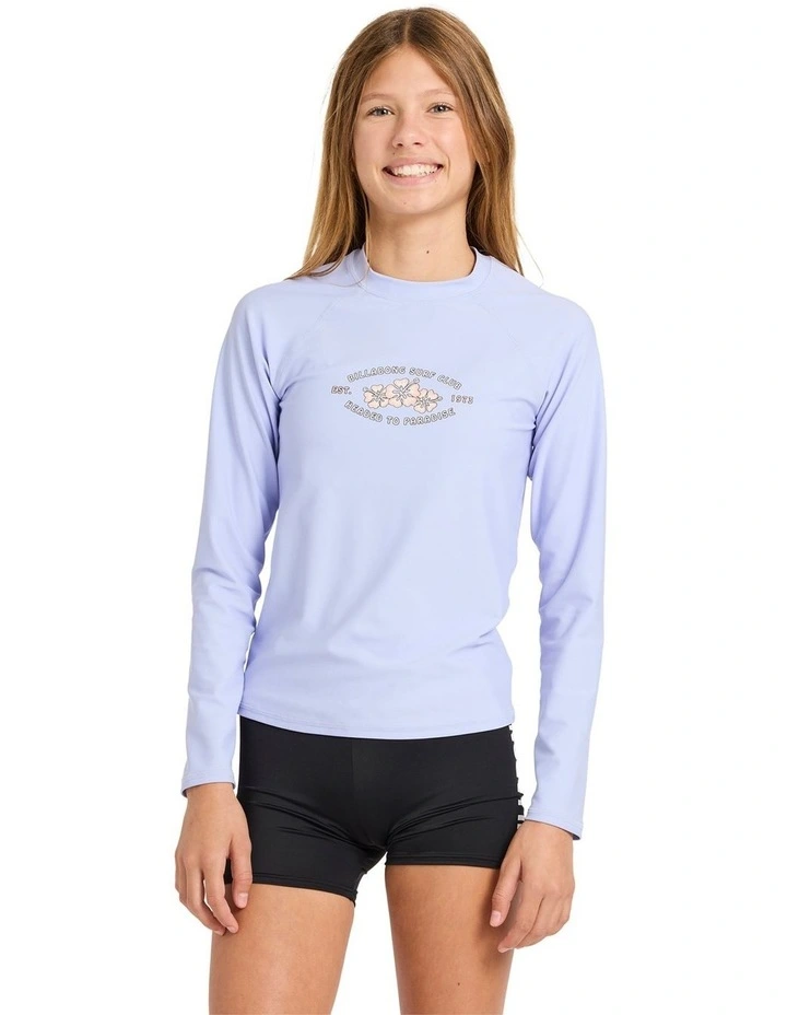 Surf Club Long Sleeve Rashvest in Twilight Blue image 1