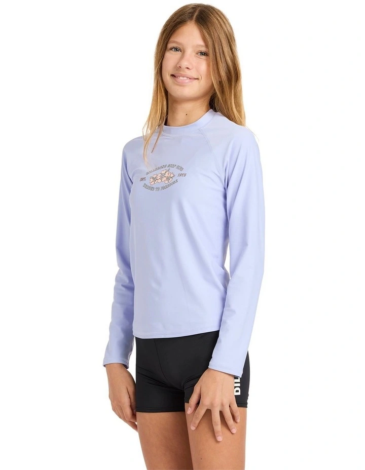 Surf Club Long Sleeve Rashvest in Twilight Blue image 3