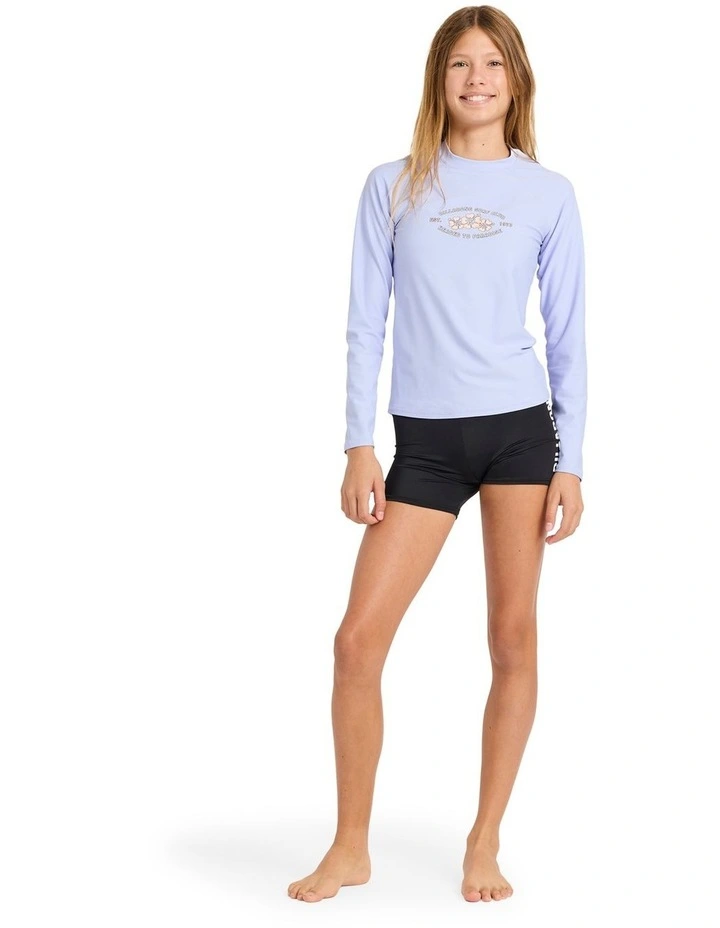 Surf Club Long Sleeve Rashvest in Twilight Blue image 4